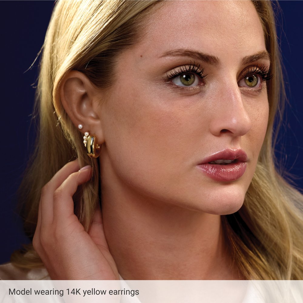 20 mm Hoop Earrings - Electroform