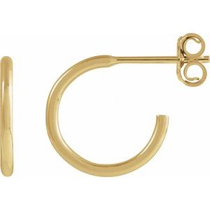 12 mm Hoop Earrings