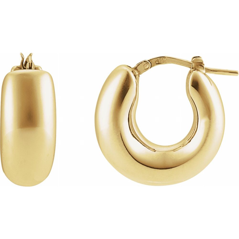 20 mm Hoop Earrings - Electroform
