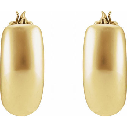 20 mm Hoop Earrings - Electroform