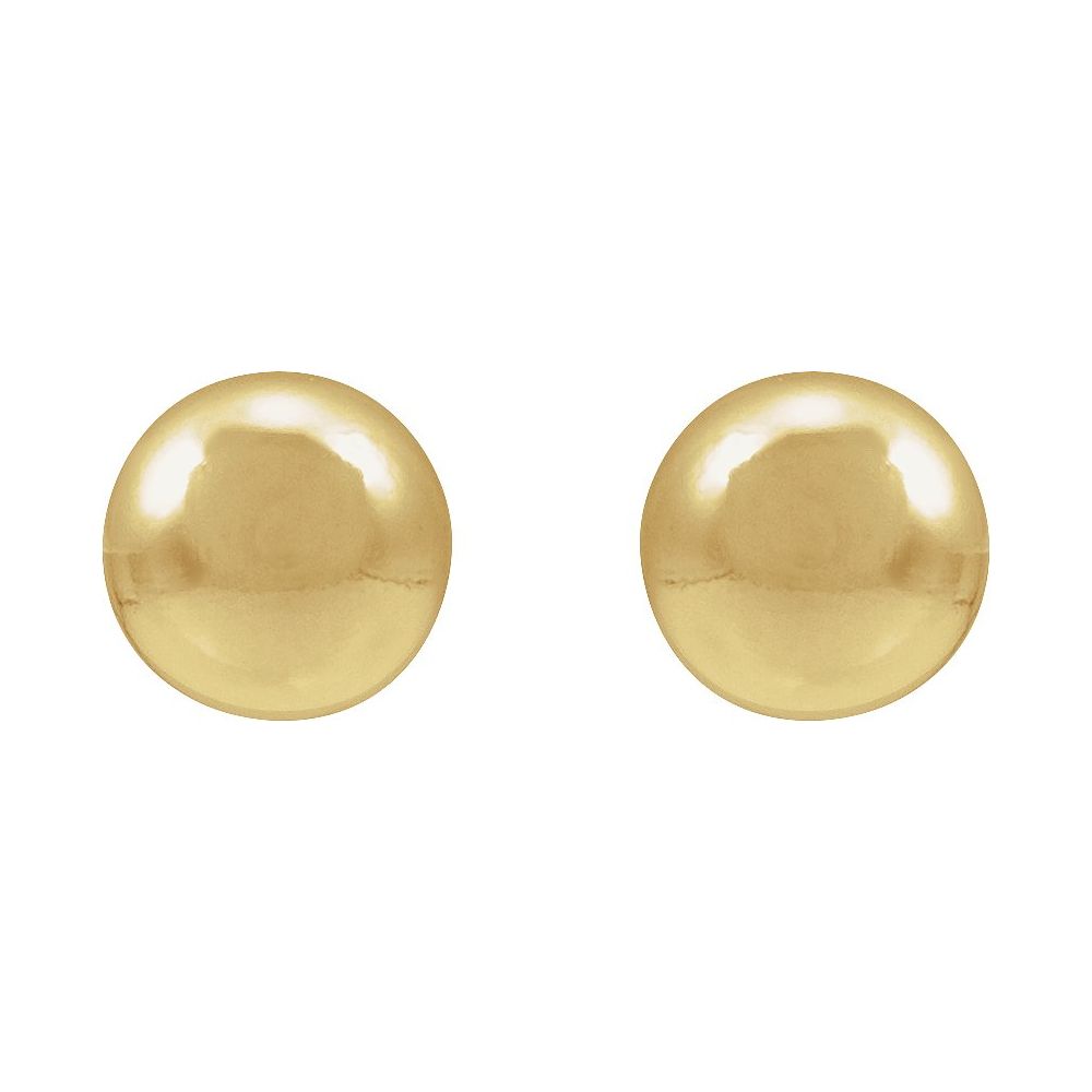 14K Yellow Gold-Filled 5 mm Ball Stud Earring