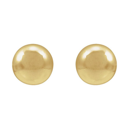 14K Yellow Gold-Filled 5 mm Ball Stud Earring
